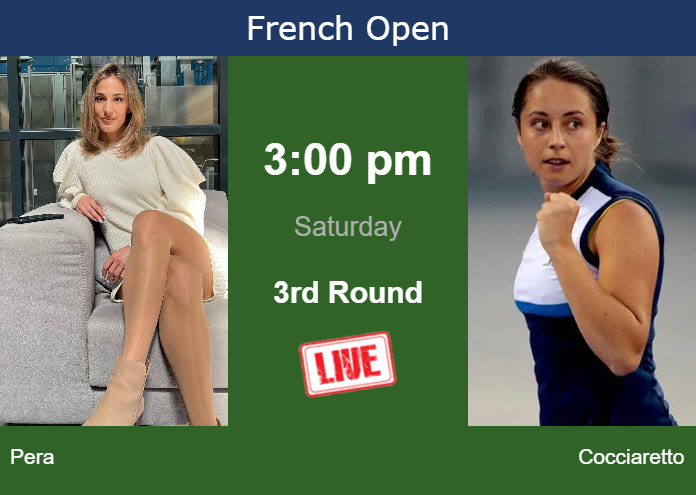 Friday Live Streaming Bernarda Pera Vs Elisabetta Cocciaretto Friday Live Streaming Bernarda Pera vs Elisabetta Cocciaretto
