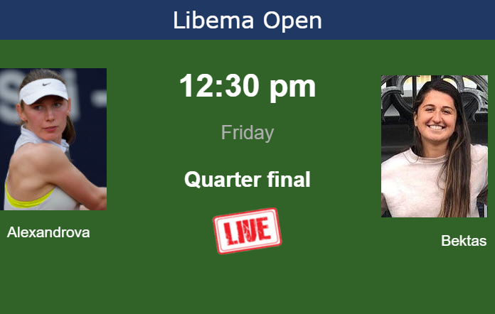 Friday Live Streaming Ekaterina Alexandrova Vs Emina Bektas Friday Live Streaming Ekaterina Alexandrova vs Emina Bektas
