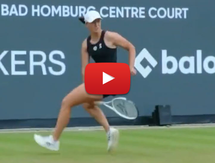 Swiatek, Teichmann Iga Swiatek Tweener