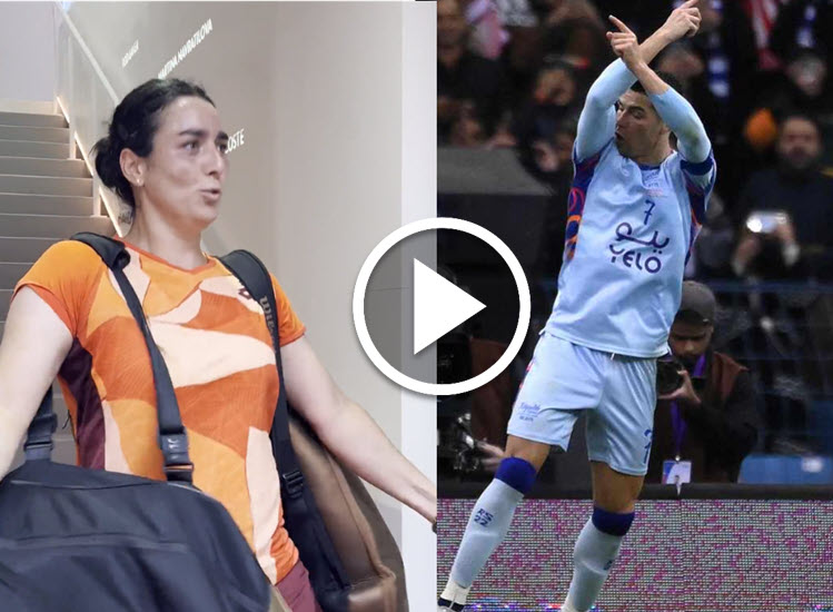 Ons Jabeur imitates Cristiano Ronaldo's 'SIUU' after wining her altest ...