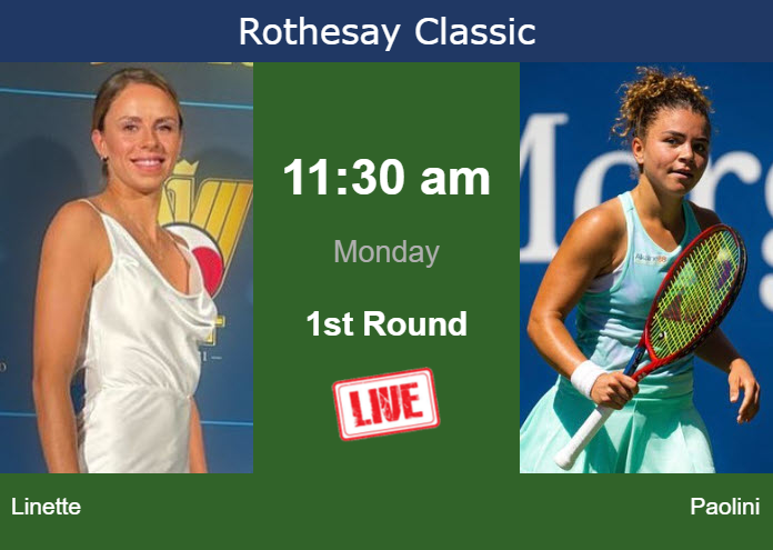 Monday Live Streaming Magda Linette Vs Jasmine Paolini Monday Live Streaming Magda Linette vs Jasmine Paolini