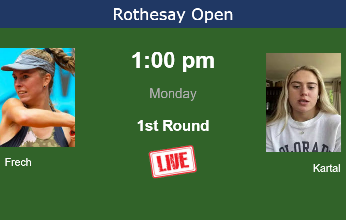 Monday Live Streaming Magdalena Frech Vs Sonay Kartal Monday Live Streaming Magdalena Frech vs Sonay Kartal