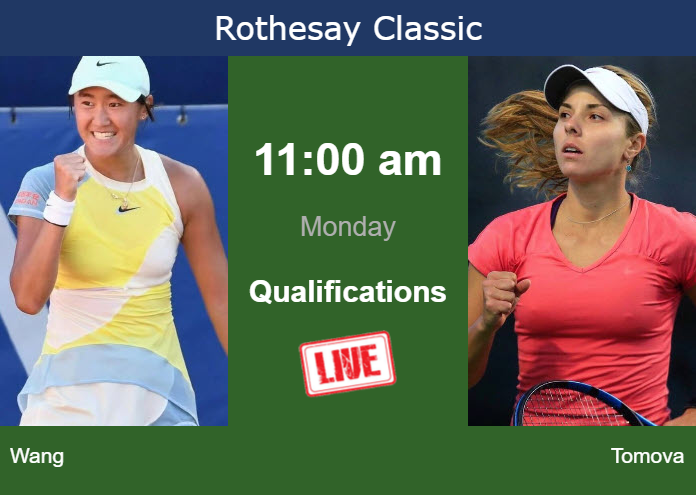 Monday Live Streaming Xiyu Wang vs Viktoriya Tomova