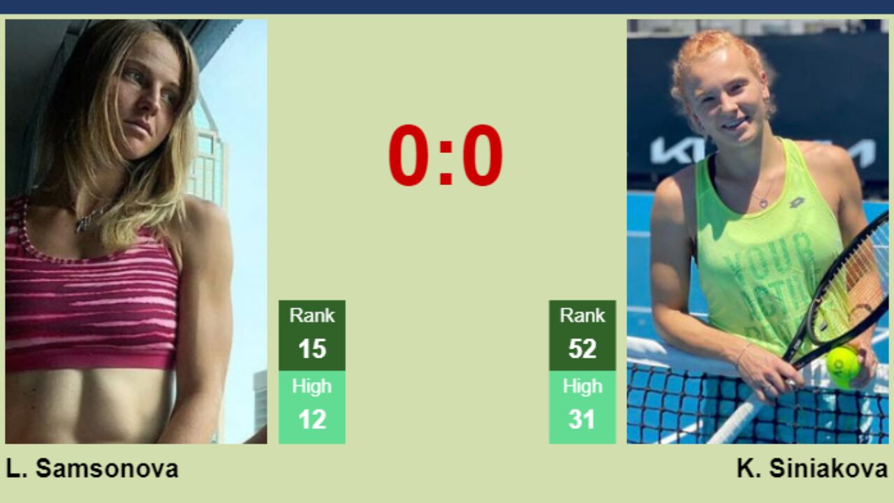 H2H, prediction of Liudmila Samsonova vs Katerina Siniakova in Bad Homburg with odds, preview, pick 29th June 2023 - Tennis Tonic