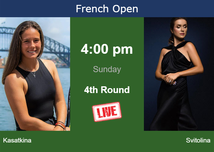 Saturday Live Streaming Daria Kasatkina Vs Elina Svitolina Saturday Live Streaming Daria Kasatkina vs Elina Svitolina