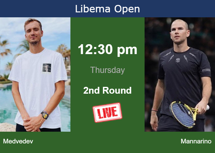 Thursday Live Streaming Daniil Medvedev Vs Adrian Mannarino Thursday Live Streaming Daniil Medvedev vs Adrian Mannarino
