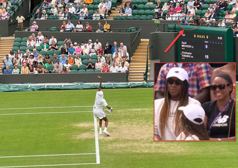 Coco Gauff And Her Family Again Watching Chris Eubanks Match At ...