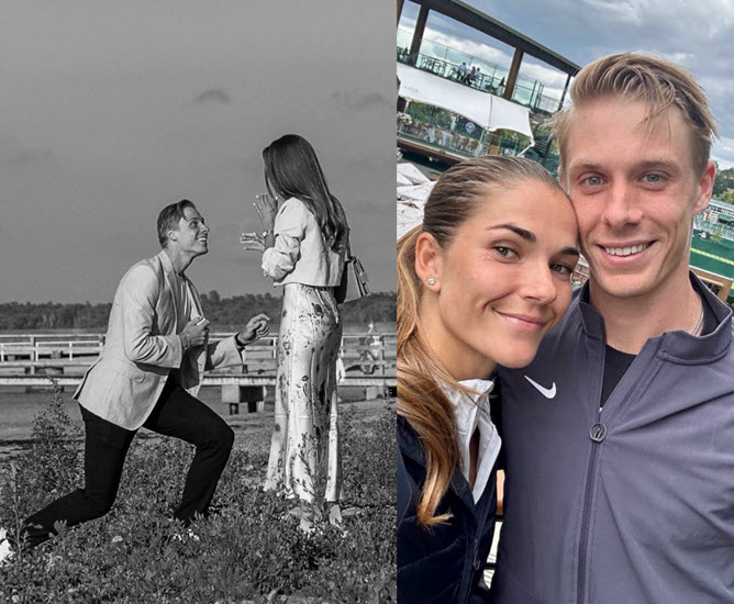 Denis Shapovalov Gets Engaged To His Girlfriend Mirjam Bjorklund