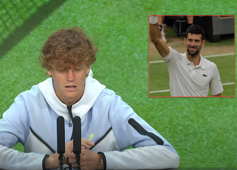 Jannik Sinner Says Djokovic Is The Wimbledon Favorite Jannik Sinner Says Djokovic Is The Wimbledon Favorite