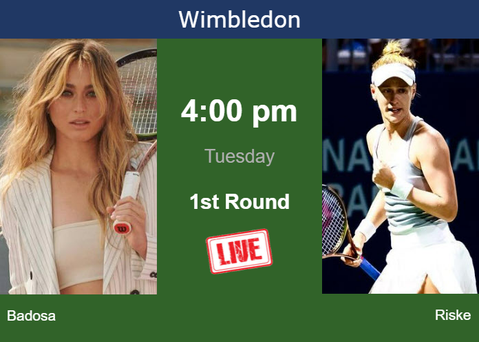 Monday Live Streaming Paula Badosa Gibert vs Alison Riske