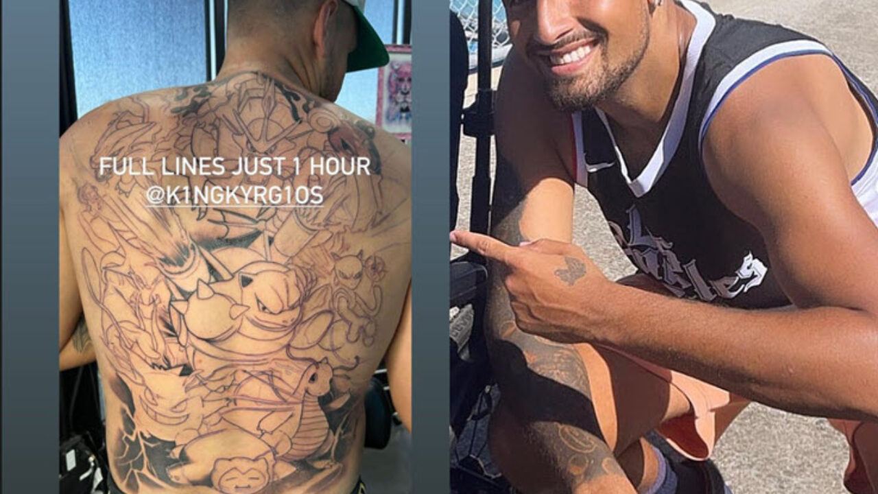 Nick Kyrgios reveals classy tattoo tribute to NBA legend Kobe Bryant |  Instagram | news.com.au — Australia's leading news site