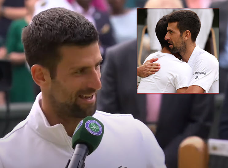 WIMBLEDON. Novak Djokovic gracious in defeat "I lost to a better