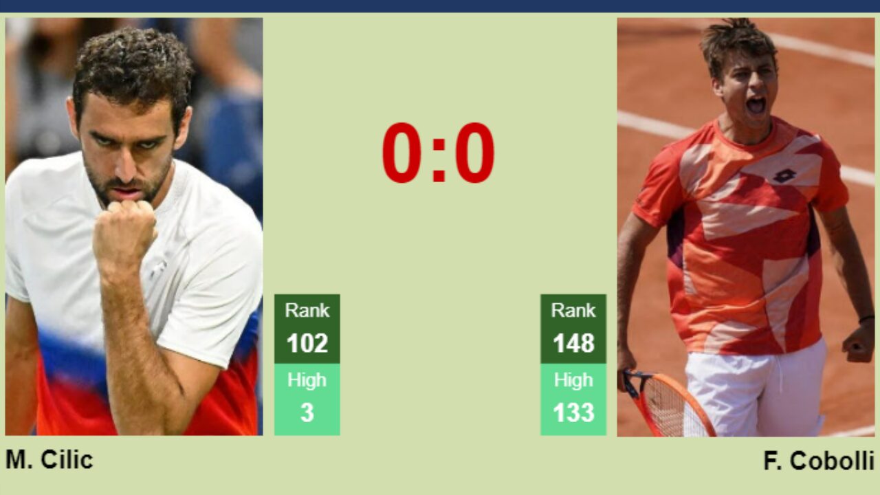 H2H, prediction of Marin Cilic vs Flavio Cobolli in Umag with odds, preview, pick 24th July 2023 - Tennis Tonic