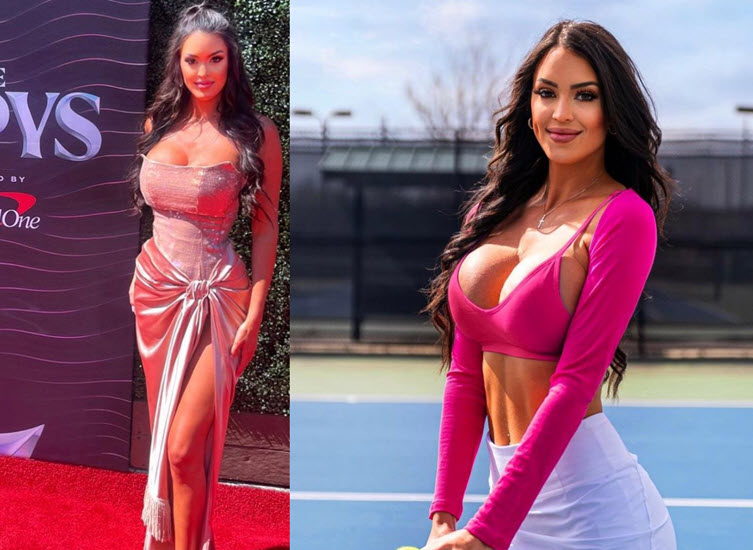 Rachel Stuhlmann Dazzles On The 2023 Espy Awards Red Carpet