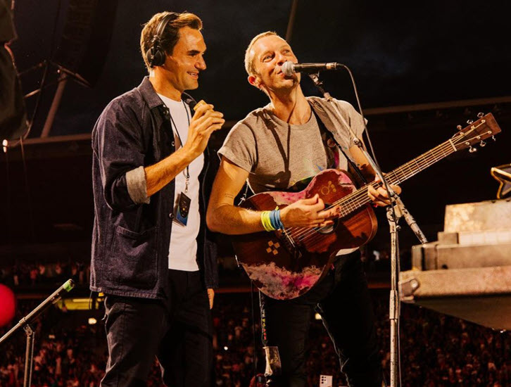 Roger Federer Coldplay
