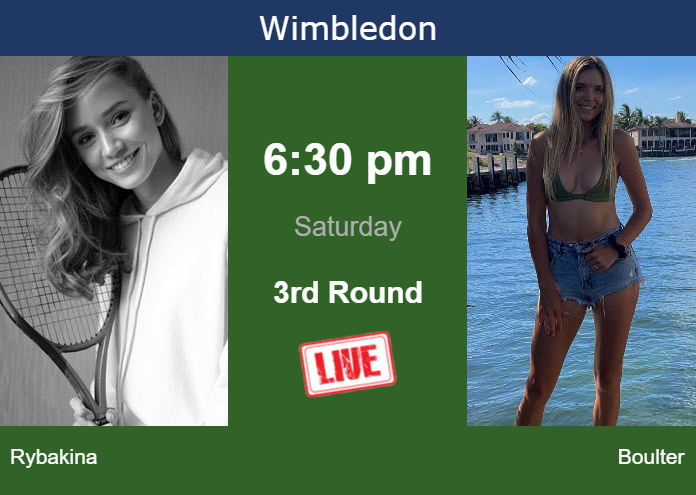 Saturday Live Streaming Elena Rybakina Vs Katie Boulter Saturday Live Streaming Elena Rybakina vs Katie Boulter