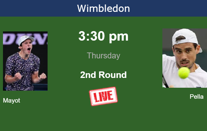 Thursday Live Streaming Harold Mayot vs Guido Pella