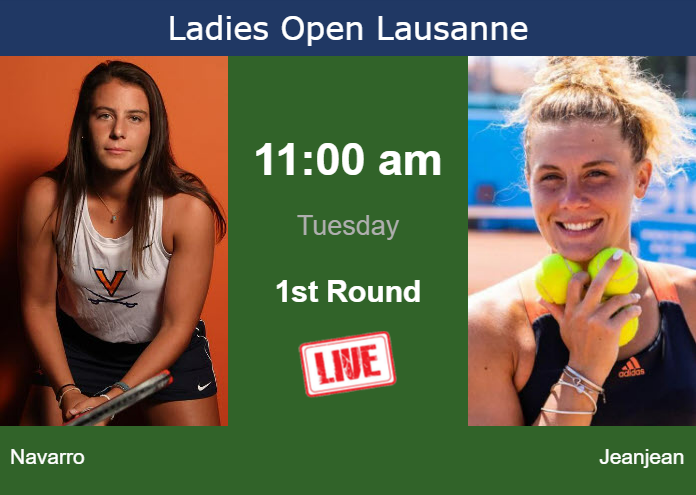 How To Watch Navarro Vs Jeanjean On Live Streaming In Lausanne On Tuesday Tennis Tonic News 2607