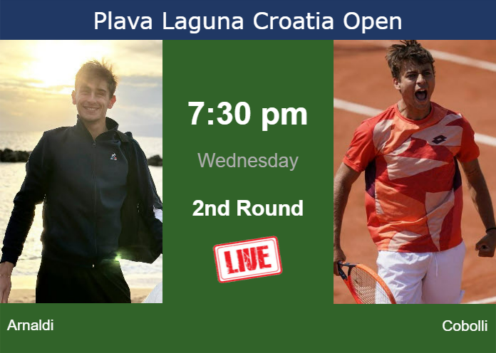 Wednesday Live Streaming Matteo Arnaldi Vs Flavio Cobolli Wednesday Live Streaming Matteo Arnaldi vs Flavio Cobolli