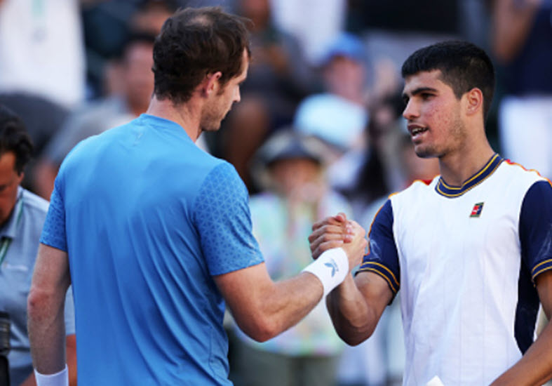 Andy Murray With Carlos Alcaraz