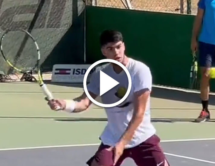 Carlos Alcaraz Back To Training Carlos Alcaraz Back To Training