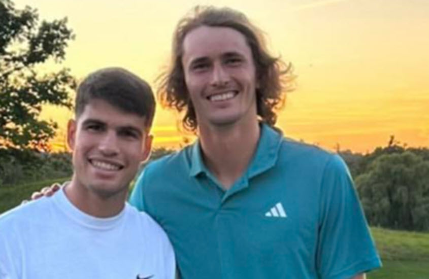 Hilarious Alexander Zverev makes fun of Carlos Alcaraz in Toronto