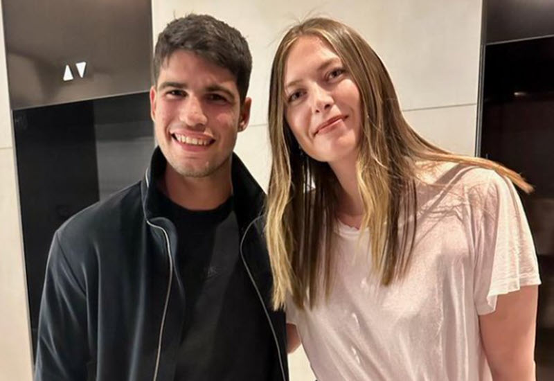 SHOCKED: Carlos Alcaraz shares the awkward meeting with Maria Sharapova in Toronto
