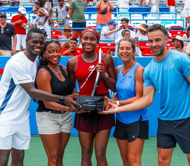 Coco Gauff delighted to win Washington with new coaching team Tennis