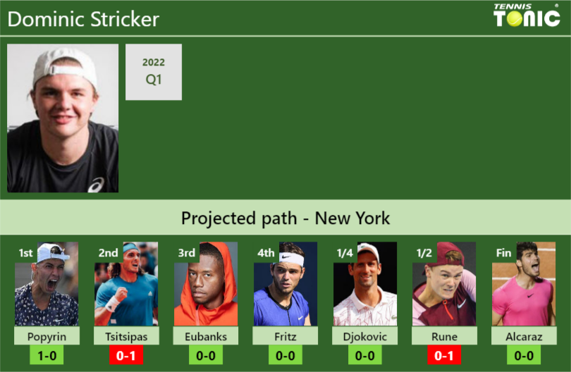 Dominic Stricker Stats info