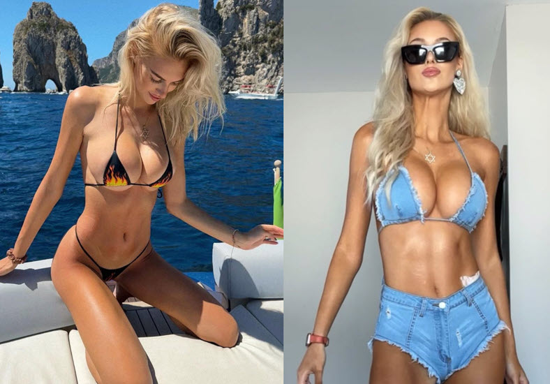 Hot Veronika Rajek Amazing In A Bikini In Capri