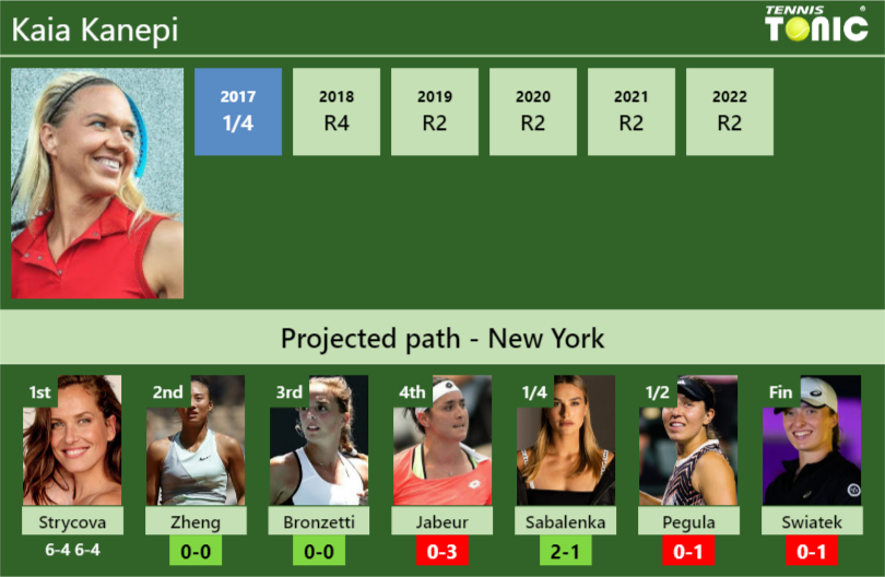 Kaia Kanepi Stats info