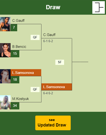 Liudmila Samsonova Draw info