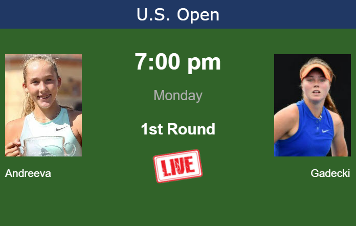 Monday Live Streaming Mirra Andreeva vs Olivia Gadecki