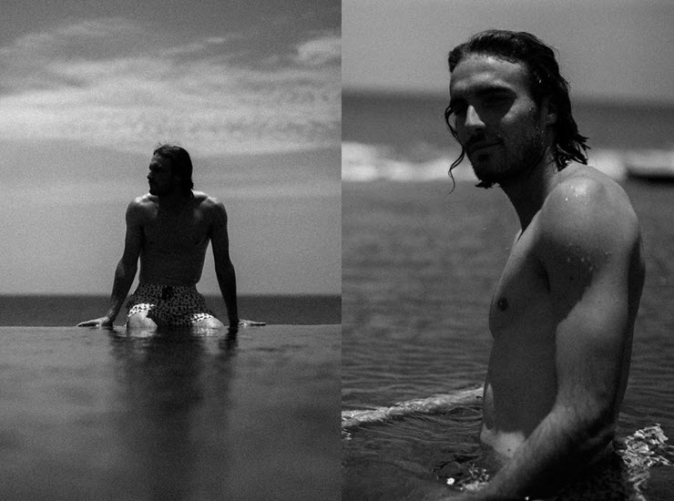 Stefanos Tsitsipas In Swimming Costume In Los Cabos