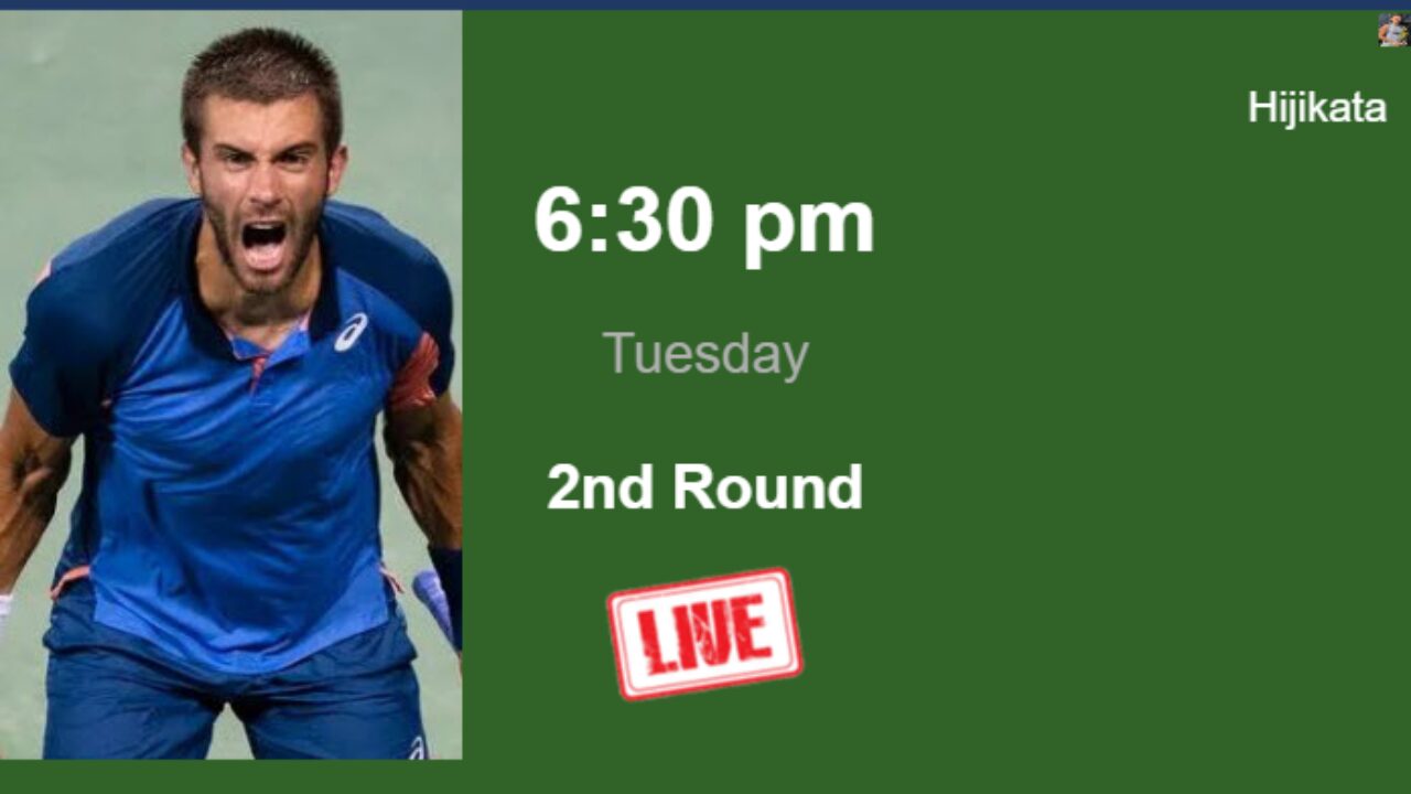 Watch Coric vs Hijikata Live (Streaming & TV Schedule)