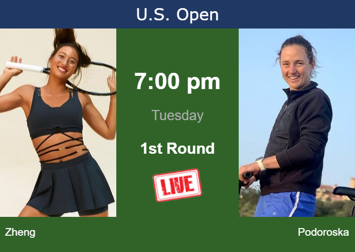 Tuesday Live Streaming Qinwen Zheng vs Nadia Podoroska