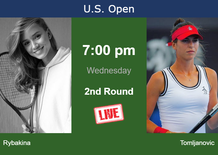 Wednesday Live Streaming Elena Rybakina vs Ajla Tomljanovic