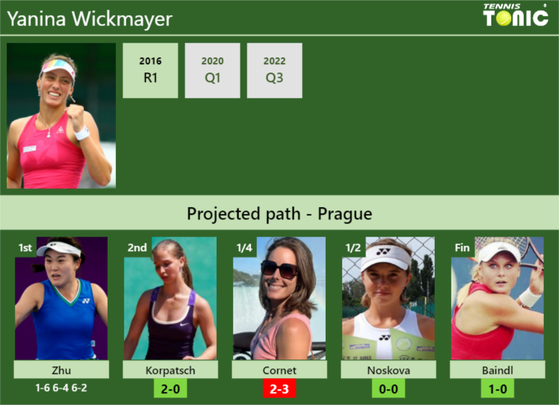 Yanina Wickmayer Stats info