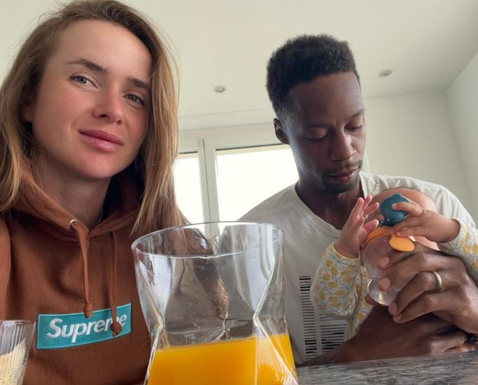 HEALTH REASONS. Why Elina Svitolina And Gael Monfils Didn't Travel With ...