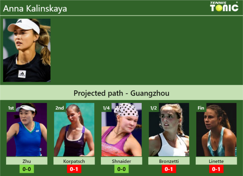 Anna Kalinskaya Stats info