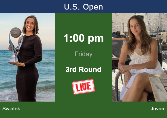 Friday Live Streaming Iga Swiatek vs Kaja Juvan