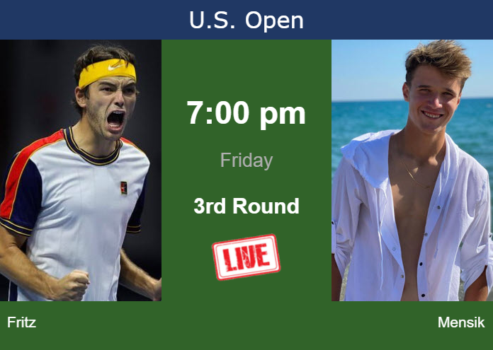 Friday Live Streaming Taylor Fritz Vs Jakub Mensik Friday Live Streaming Taylor Fritz vs Jakub Mensik