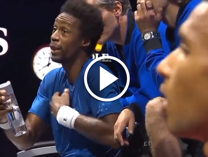 EXHIBITION OR NOT? Gael Monfils And Felix Auger Aliassime Has Weird ...