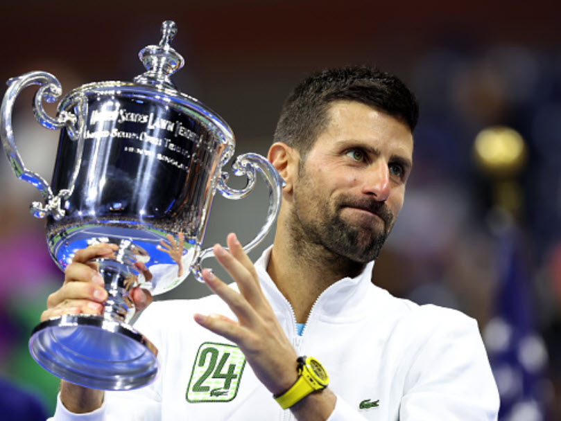 LEGEND Novak Djokovic conquers his 24th slam after winning the US Open