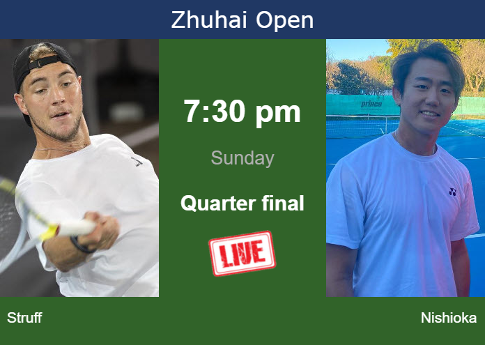 Saturday Live Streaming Jan Lennard Struff Vs Yoshihito Nishioka Saturday Live Streaming Jan-Lennard Struff vs Yoshihito Nishioka