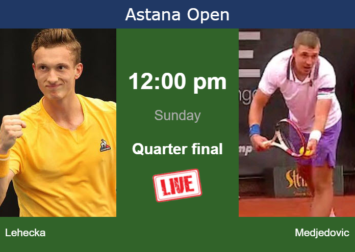 Saturday Live Streaming Jiri Lehecka vs Hamad Medjedovic