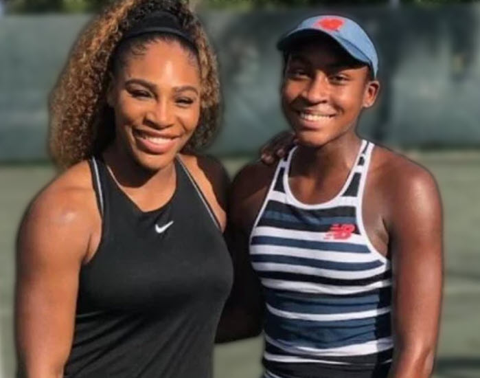 Coco Gauff follows Serena Williams reaching this milestone at the US Open with Ostapenko next.