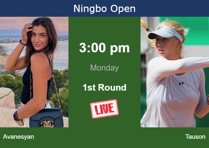 Sunday Live Streaming Elina Avanesyan Vs Clara Tauson Sunday Live Streaming Elina Avanesyan vs Clara Tauson