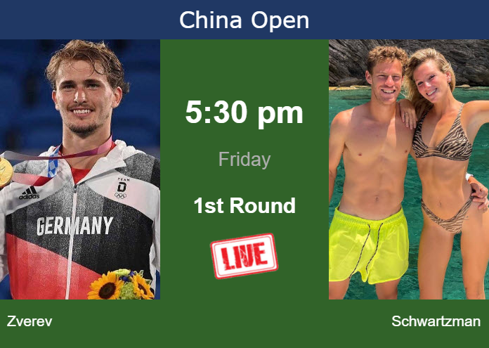 Thursday Live Streaming Alexander Zverev vs Diego Schwartzman