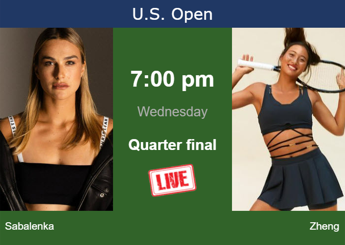 How To Watch Sabalenka Vs. Zheng On Live Streaming At The U.S. Open On ...